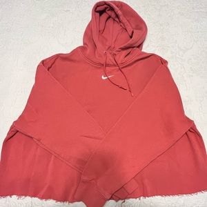Cropped Nike Fleece Pull Over Sweatshirt